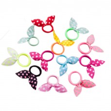 Children’s Hair Ring Korean Style Bow Hair Ring Rabbit Ears Hair Band Rope Hair Accessories